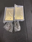 Emtek 96114US7 4"X4" Full Mortise Cabinet Door Hinge Pair - French Antique. Fixed Price $48.03.