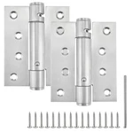 Bayitoo 2 Pcs 4 Self Closing Door Hinges, Heavy-duty Inch, Silver. Fixed Price $30.99.