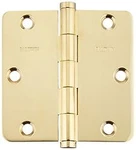 Baldwin 1435031I Radius Mortise Hinge, Unlacquered Bright Brass. Fixed Price $41.95.