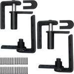 Upgraded Saloon Door Hinge Self Return Double Swinging BLACK-2 Set. Fixed Price $55.70.