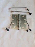 New No Box ** Mckinney T4A3386 Electric Brass Door Hinge 4.5" Assa Abloy. Fixed Price $95.00.
