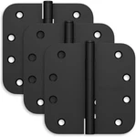 Schlage 1021 Pack Of Three 4" X Plain Bearing 5/8" Radius - Black. Fixed Price $22.23.