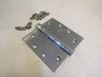 Orca Hardware Hole Door Hinge 4-1/2-IN Brushed Nickel Heavy Duty. Fixed Price $12.50.