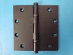 Baldwin 1051.190.I Satin Black 5" X Square Corner Brass Ball Bearing Hinge. Fixed Price $27.76.