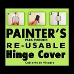 9 Pack Residential Size Masking Magnetic Door Hinge Covers 3 1/2" Round Corner. Fixed Price $14.99.