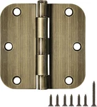 Tdchinges Pack Antique Brass Door 3.5 Inch Black Interior 1/2" Rounde. Fixed Price $21.28.