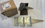National Hardware 286BC Extra Heavy Hinge Zinc Plated 6" N129-171 Lot Of 4. Fixed Price $18.00.