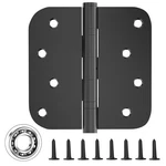 3 Pack Ball Bearing Door Hinges, 4 Inches Black Exterior Heavy. Fixed Price $41.90.