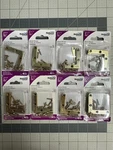 New 8-PACK 4/PC National Hardware N190-876 2"X 3/8 Brass Flat Corner Braces. Fixed Price $31.49.