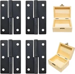 4PCS Black Lift Off Hinges, 2.5 Inch Stainless Steel Detachable Right Handed Sli. Fixed Price $13.22.