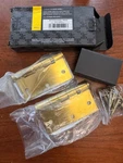 New Open Box Buster + Punch NHG-051853 Pair Of (2) 3-1/2" Ball Brass. Fixed Price $45.00.