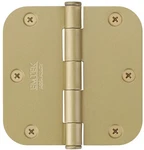 3-PAIRS Emtek 3-1/2" X Steel 5/8" Radius Plain Bearing Hinges 92033US4. Fixed Price $37.99.