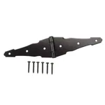 2PK Inch Black Heavy Duty Decorative Fence Gate Door Strap Hinges 15024. Fixed Price $11.95.