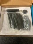 National N900-007 Matte Black Door Hinges 3-PACK With Stop & Squeak Guard. Fixed Price $22.19.
