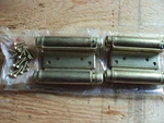 Usa Made Mckinney Duke Double Action Swing Bar Gate Hinges W/ Screws. Fixed Price $44.00.