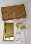 Baldwin Wide Plain Bearing Square Corner Mortise Door Hinge Non Lacquered Brass. Fixed Price $12.60.
